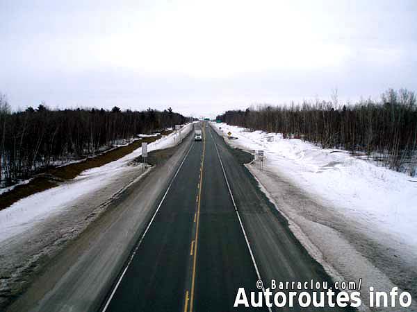 En direction de Bcancour, Nicolet, Trois-Rivires, Shawinigan et des destinations vers le Nord