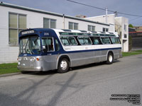 Blue and White Bus and Coach 208 - GMC Fishbowl Suburban