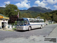 Blue and White Bus and Coach 208 - GMC Fishbowl Suburban