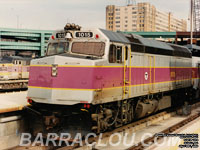 MBTA 1015 - F40PH (built by EMD in 1980 and rebuilt in 1989-90 by Bombardier)