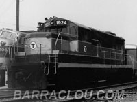 MBTA 1924 - GP9 (Ex-BN 1823, nee GN 671)