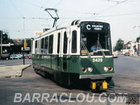 MBTA 3425 - Green Line Standard LRV built by Boeing-Vertol in 1976-78