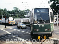MBTA 3425 - Green Line Standard LRV built by Boeing-Vertol in 1976-78