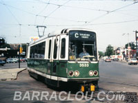 MBTA 3533 - Green Line Standard LRV built by Boeing-Vertol in 1976-78