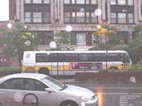 MBTA yellow bus