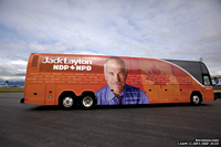 Charter Bus Lines of British Columbia (NDP - NPD Jack Layton 2011)