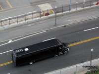 Black Freightliner Bus