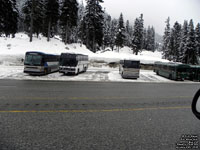 Stevens Pass Bus Lot