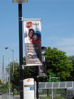 Mississauga Mi-Way Bus Sign at Clarkson GO Station