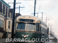 SEPTA PTC 2167 - 1948 PCC Streetcar - Destroyed by fire, Woodland Carbarn, October 1975