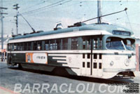 San Francisco Muni 1012 PCC streetcar built in 1948
