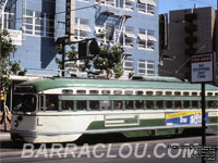 San Francisco Muni 1028 PCC streetcar built in 1948