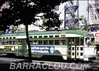 San Francisco Muni 1037 PCC streetcar