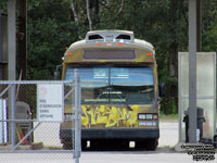 CMTS / STS 42101 (1992 Novabus Classic) (nee Santa Monica Big Blue Bus 4952) (The new Macadam J youth outreach bus)