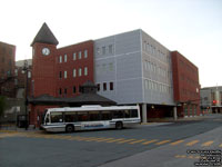 Transit Station built on the ex-CN depot street property in the Union station, Sherbrooke