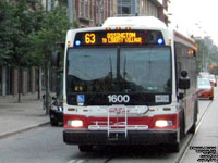 Toronto Transit Commission - TTC 1600 - 2008 Orion VII NG Hybrid