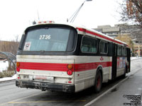 Toronto Transit Commission - TTC 2736 (nee 8628) - GMC New Look - T6H-5307N - Built between 1981-1982 - Refurbished between 1999-2001 - Retired July 2010
