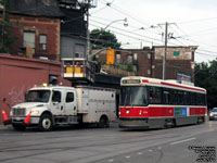 Toronto Transit Commission Truck and Streetcar