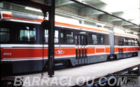 Toronto Transit Commission streetcar - TTC 4900 - 1983 Prototype ALRV - Built from 2 CLRV bodies