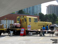 TTC ST1 and ST2 - Centre-cab Diesel Locomotive and Non-motored Crane and Rail Maintenance Car