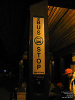 Panneau d'arrt BC Transit Whistler bus stop sign
