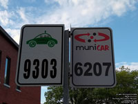 Panneaux d'arrt Taxibus Victoriaville + Municar bus stop signs