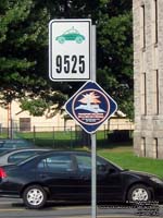 Panneaux d'arrt Taxibus Victoriaville + Transport Collectif MRC de L'rable bus stop signs