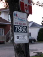 Panneau d'arrt Transport Vas-Y stop sign