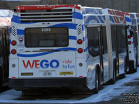 WEGO Niagara Falls Transit 5203 - 2012 Novabus LFX 62 ft.