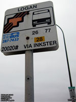 Winnipeg Transit Stop Sign