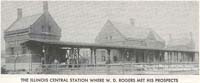 Illinois Central Harvey station, Harvey