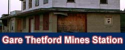 Gare ferroviaire de Thetford Mines, Thetford Mines,QC