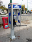 MTS Millenium payphone located in Winnipeg, Manitoba