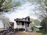 Burned House, St-Lucien,QC