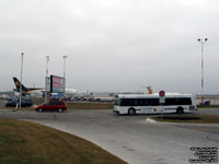 Winnipeg Transit bus at the Airport