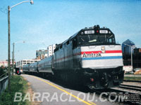 Amtrak 218 - F40PH - Now converted to NPCU 90218 (Midwest pool)