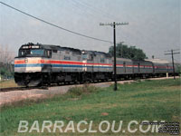 Amtrak 267 - F40PHR (Build with internal parts from SDP40F 588) - Scrapped, Beech Grove and AMTK 387 - F40PH