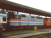 Amtrak 334 - F40PH - It runned once on the American Orient Express and it is now sold to the Panama Canal Railway (PCR) 11/04
