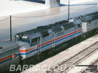 Amtrak 536 - 1973-74 SDP40F (Traded and parted out to build the F40PHR 362, then sold to MMA 462)