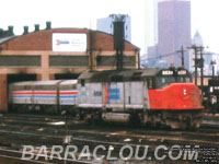 Amtrak 543 - 1973-74 SDP40F (Traded and parted out to build the F40PHR 286, then sold to LTEX)