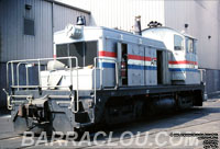 Amtrak 734 - SW1 (Ex-AMTK 247,	Exx-PC 8475, Ex-NYC 8475, Nee NYC 828)