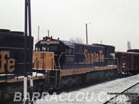 ATSF 7519 - U23C (Retired by ATSF, returned to lessor, sold to Precision and scrapped)