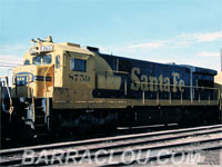 ATSF 8759 - U36C (Never rebuilt and retired by ATSF)