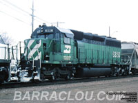 BN 6326 - SD40-2 (To BNSF 6398, then GN 6398)
