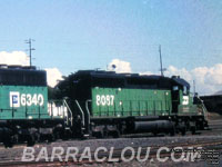 BN 8087 - SD40-2 (To BNSF 8087, then NS 3557)