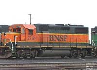 BNSF 2719 - GP39-2 (nee BN 2719)