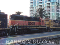 BNSF 2954 - GP39-2 (ex-ATSF 3700)