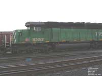 BNSF 7164 - SD40-2 (To HLCX 7164 -- nee BN 7164)