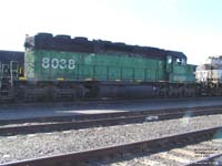 BNSF 8038 - SD40-2 (To HLCX 8038 -- nee BN 8038)