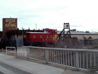 BNSF Railway - Santa Fe van 1434 at Kingman,AZ